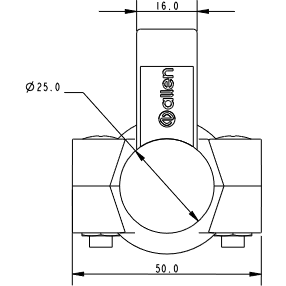 Allen Stanchion Blocks and Fairleads for Reefing Lines