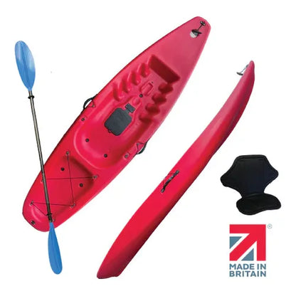 Riber Photon Sit on Top Kayak Red With Railblaza Leisure Package