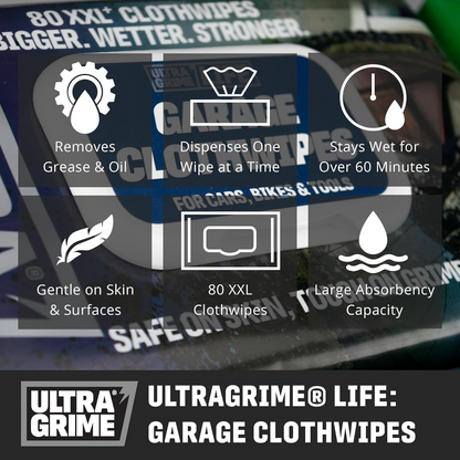 UltraGrime Life: Garage 80XXL Clothwipes