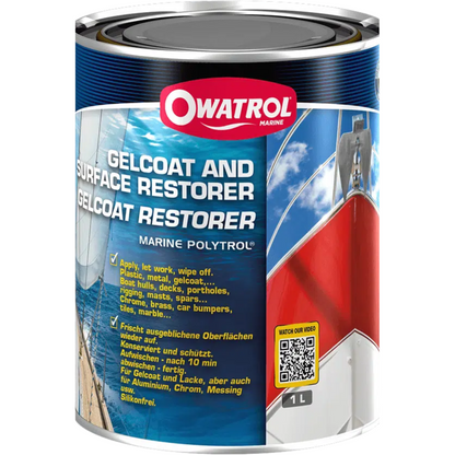 Owatrol Gelcoat and Surface Colour Restorer 1L Marine Polytrol