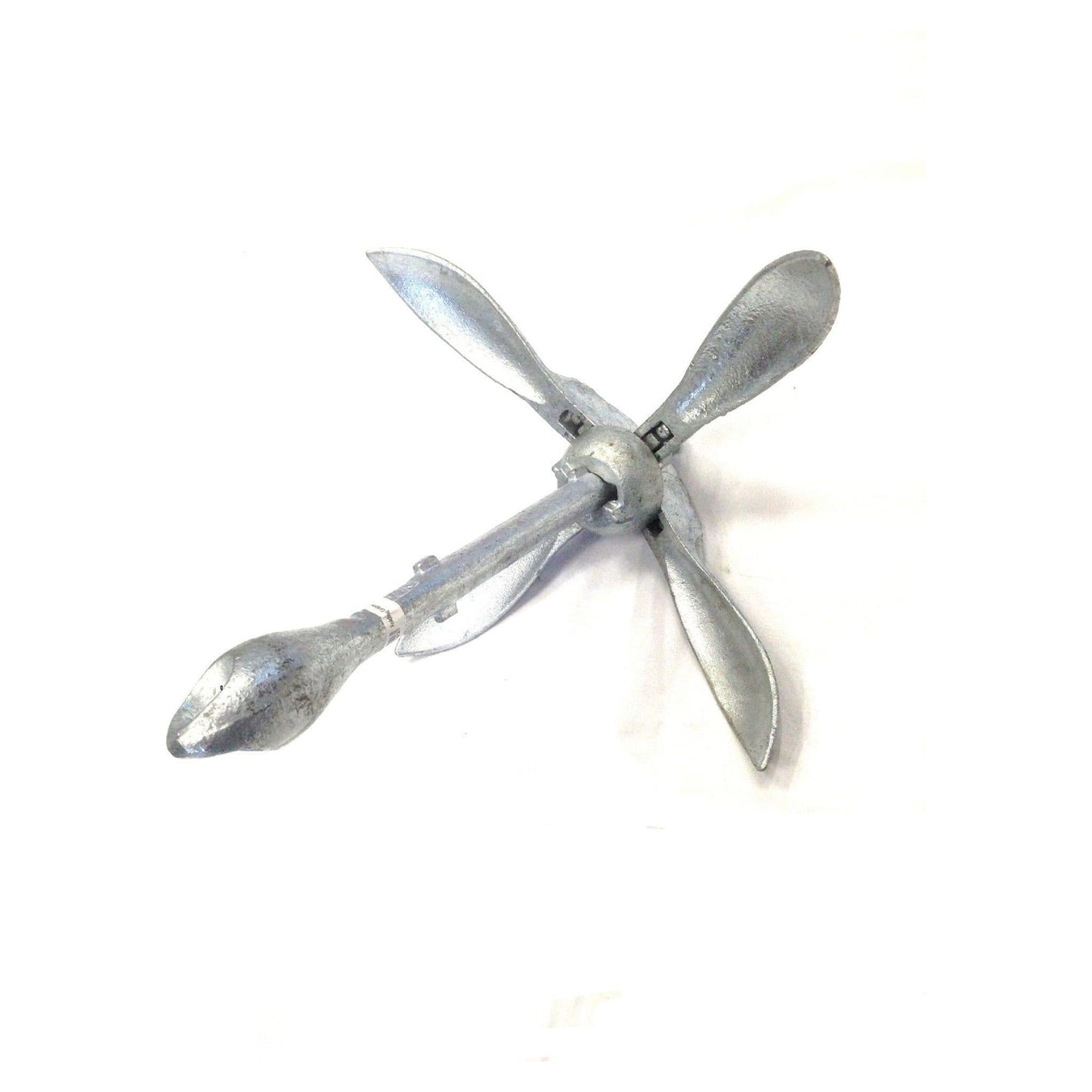 Folding Galvanised Grapnel Anchor for Small Boats