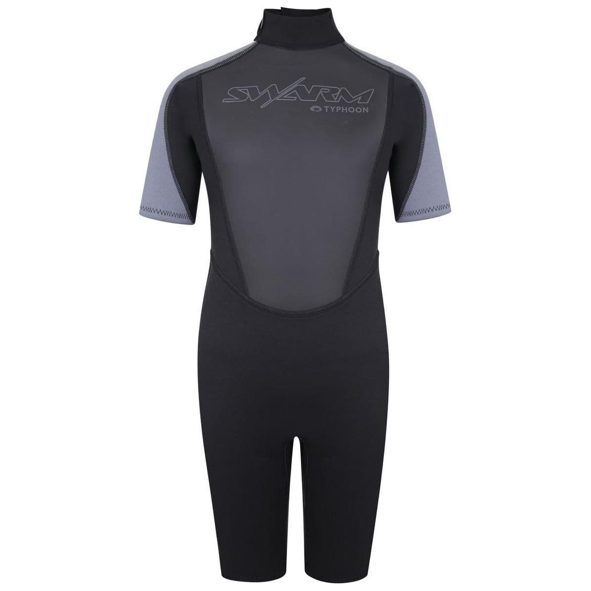 Typhoon Swarm3 Shorty Wetsuit Youth Black Graphite