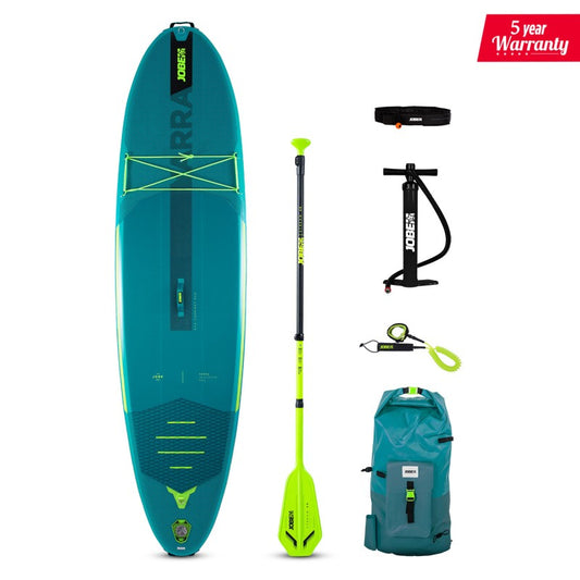 Jobe Yarra 10.6 Inflatable Paddle Board Package Teal