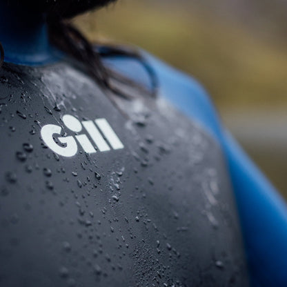 Gill Men’s Pursuit Wetsuit 4/3mm Back Zip Atlantic Blue/Dark Blue