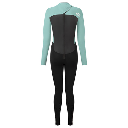 Gill Women’s Pursuit Wetsuit 4/3mm Back Zip Eggshell/Black