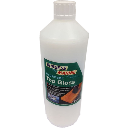 Burgess Marine Hydrosol Top Gloss Varnish 1Ltr