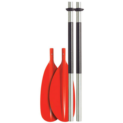 Bravo Four Piece Kayak or Canoe Paddle 220cm Aluminium Shaft