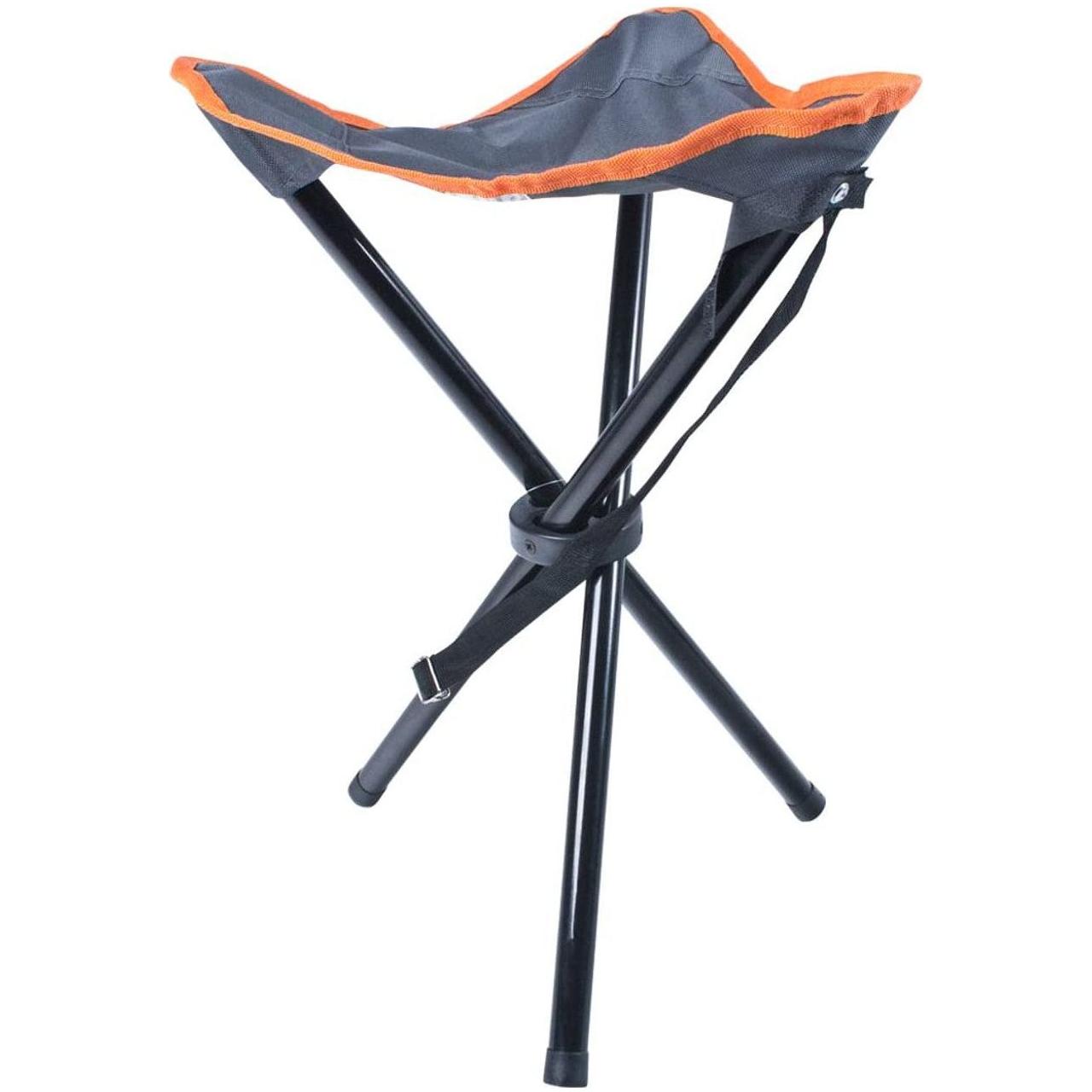 Milestone Camping Compact Outdoor Portable Tripod Stool Folding Chair