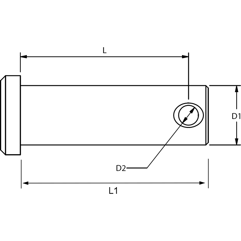 Proboat  Clevis Pin & Split Ring 5mm x 18mm