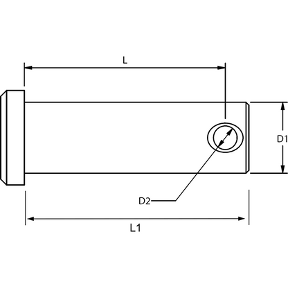 Proboat  Clevis Pin & Split Ring 5mm x 18mm