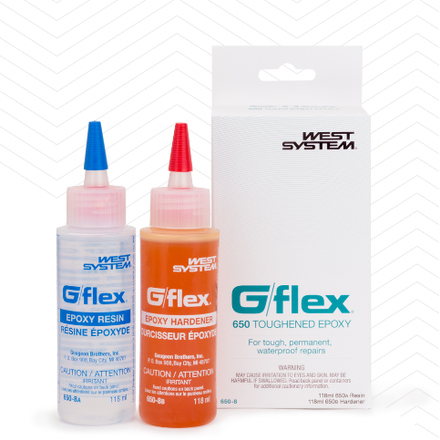 G/FLEX 650 Toughened Epoxy West System 236ml