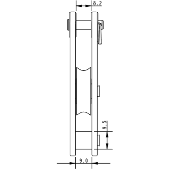 Laser Kicker Block with Becket max 6mm Rope