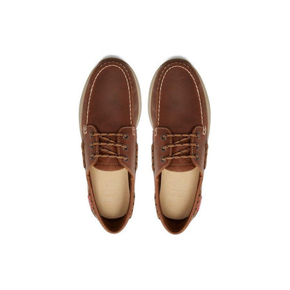 Chatham Hastings Tan  Classic  Premium Lace up Boat shoe