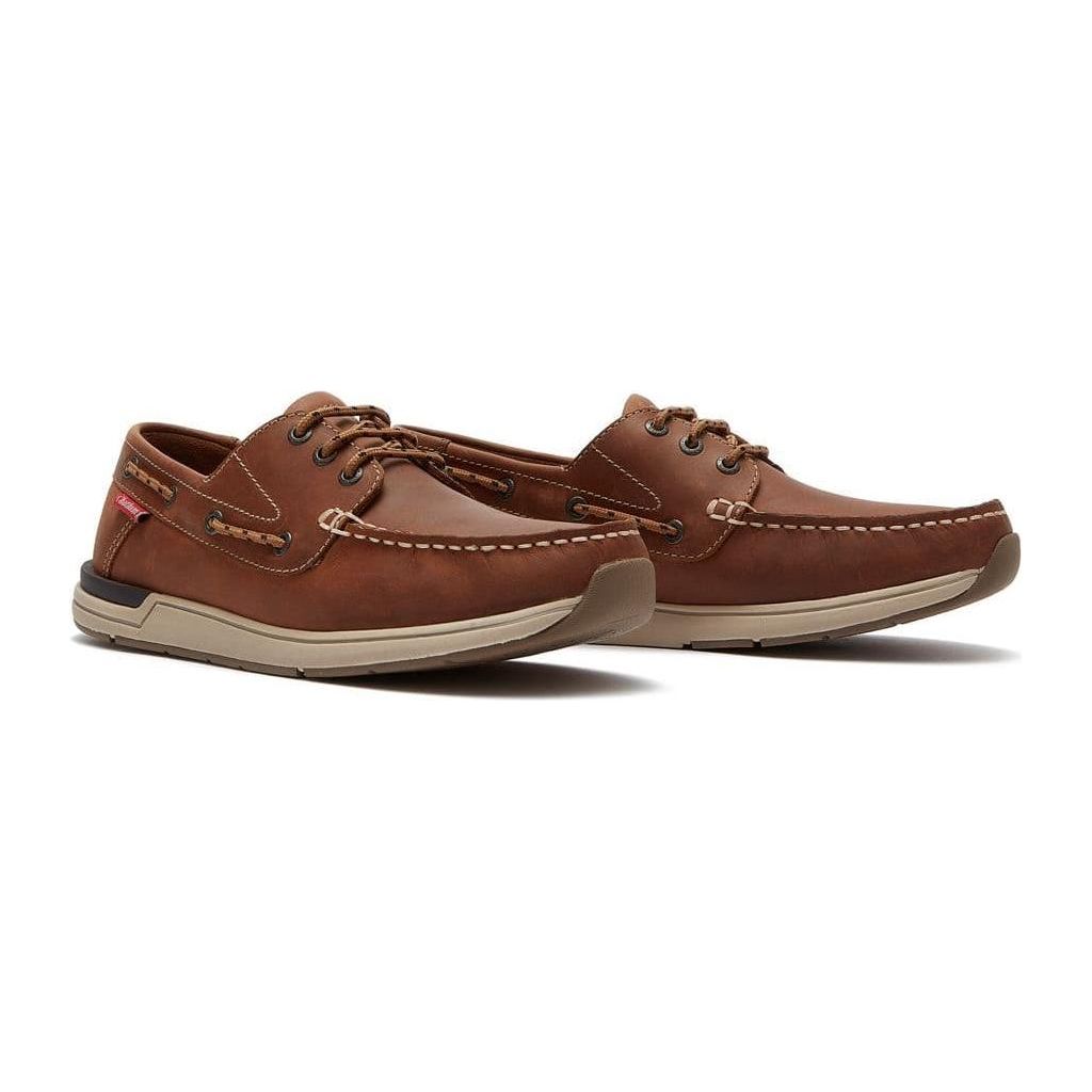 Chatham Hastings Tan  Classic  Premium Lace up Boat shoe