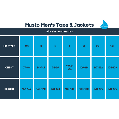 Musto Men's Logo T-Shirt Blue Cotton