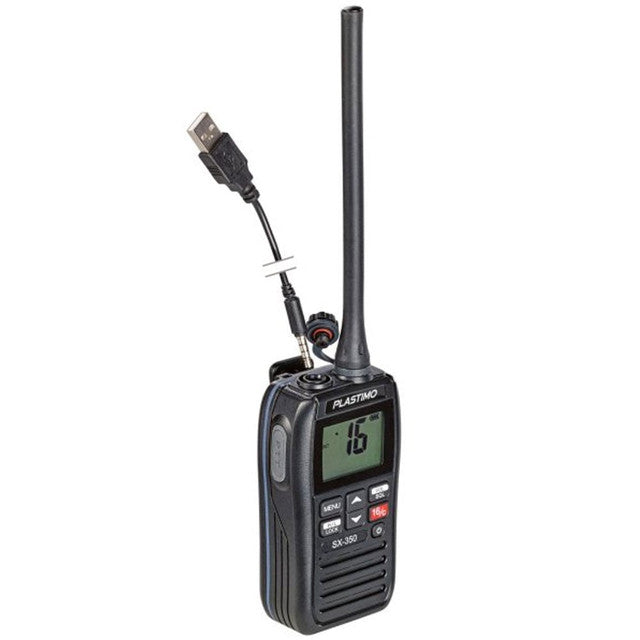 Plastimo SX-350 UK Floating Waterproof Handheld VHF Radio 3W