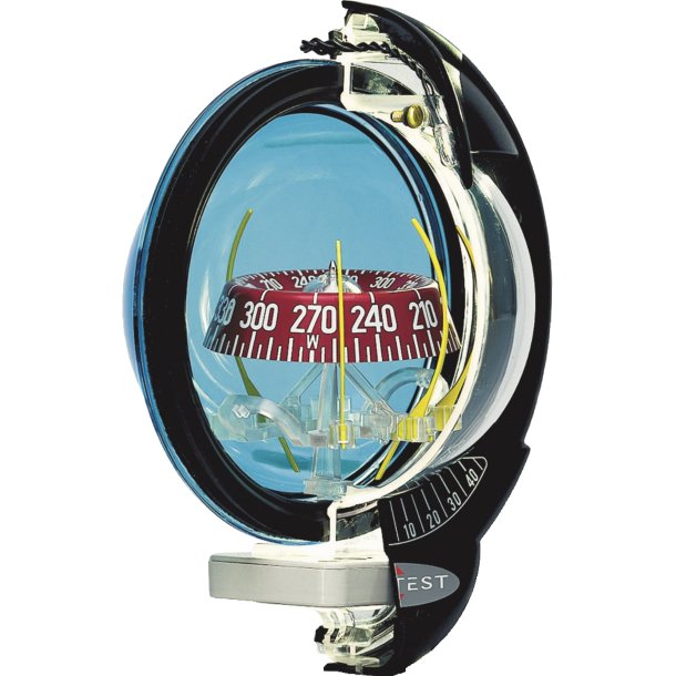 Contest Bulkhead Compass 101 Black Red