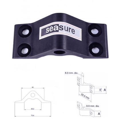 Seasure Alloy Transom Gudgeon