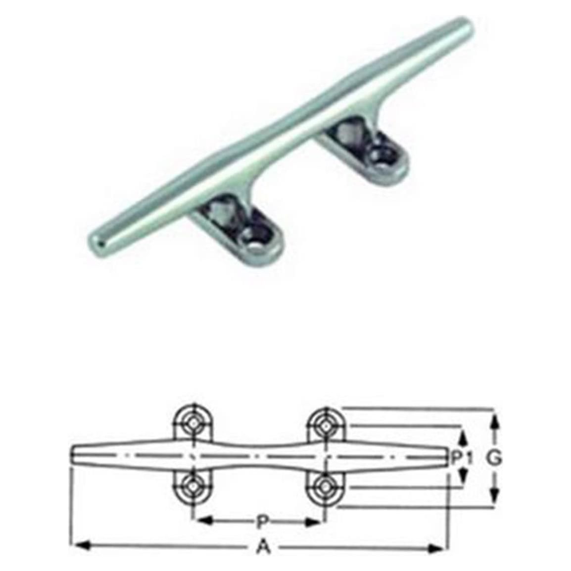 Stainless Steel 4 Hole Hollow Mooring Cleat 4 Hole Fixing