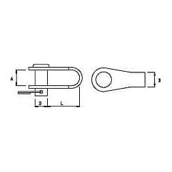 Toggle Link Shackle Stainless Steel