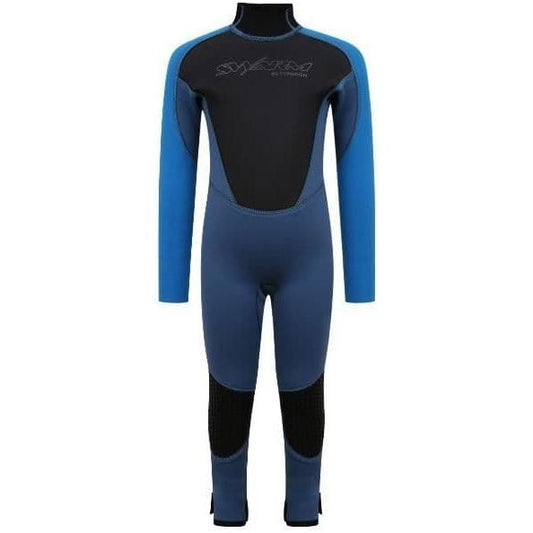 Typhoon Swarm  One Piece Infant Wetsuit Steel Blue