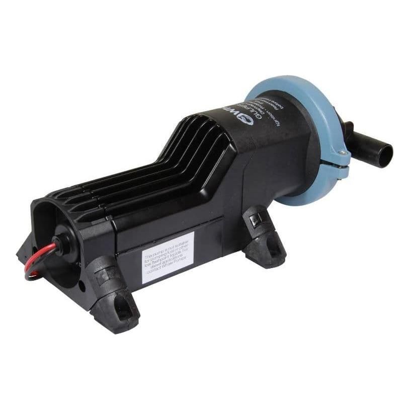 Whale Gulper 220 Non-Clog Electric Grey Waste Pump 12v